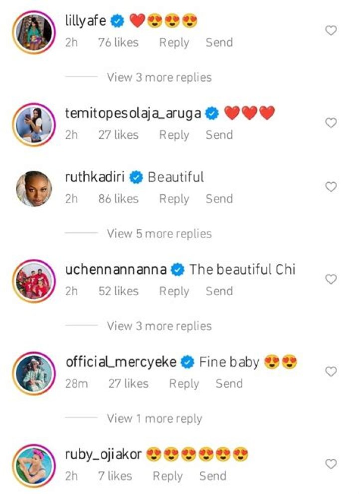 
“Break The Internet” Ruth Kadiri, Mercy Eke, Others Lavish Sweet Words On Chioma Rowland, Days After Reconciling With Davido 