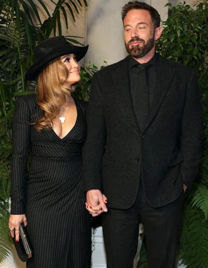 
Jennifer Lopez and Ben Affleck Match in All-Black Ensembles at Ralph Lauren’s California Show 