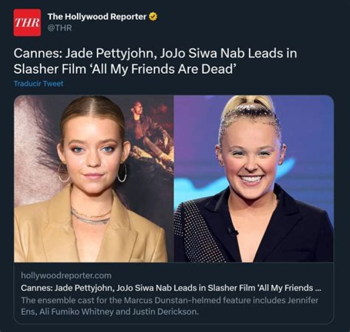 
JoJo Siwa Is Set To Feature In A Horror Movie Called “All My Friends Are Dead” 