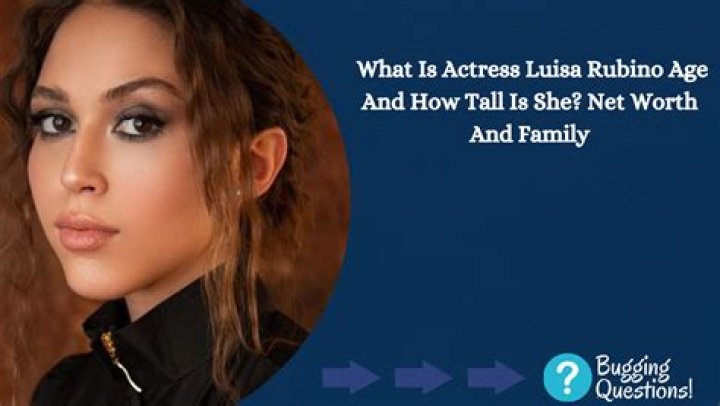 Luisa Rubino Height, Weight, Net Worth, Age, Birthday, Wikipedia, Who, Nationality, Biography