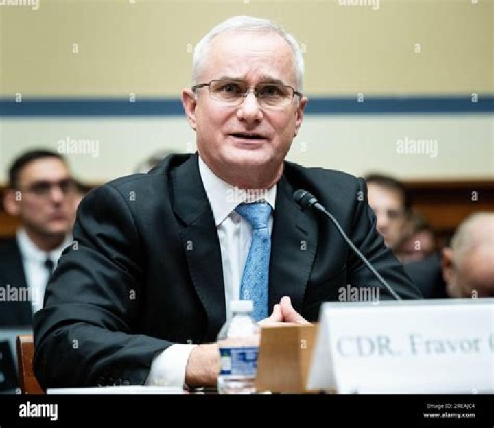 Who is David Fravor, retired Navy commander?
