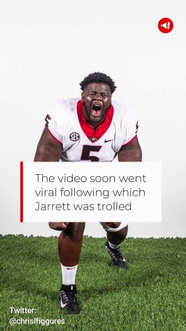 
Who is Jamaal Jarrett and what racist comment did Georgia Bulldog star make during NFL Draft? 