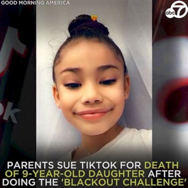 
Who Was Arriani Jaileen Arroyo? 9 years Old Tiktoker Death By Blackout Challenge- Parents Sues Tiktok 