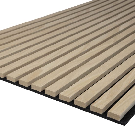 Acoustic Natural Oak Slatwall Panels - Image 5