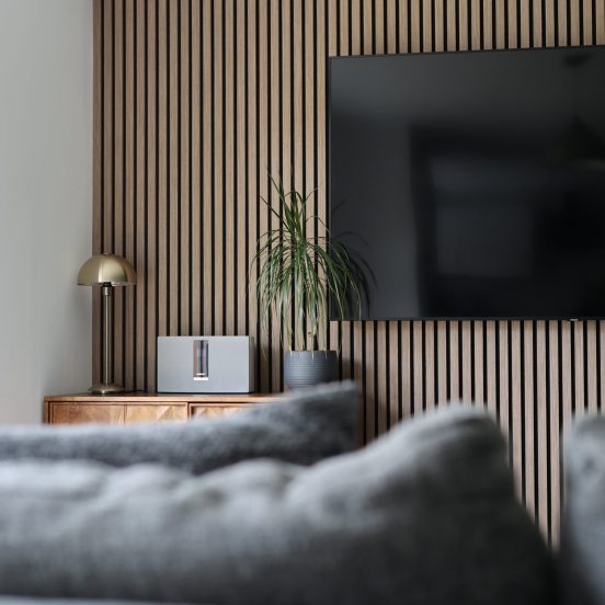 Acoustic Walnut Slatwall Panels - Image 2