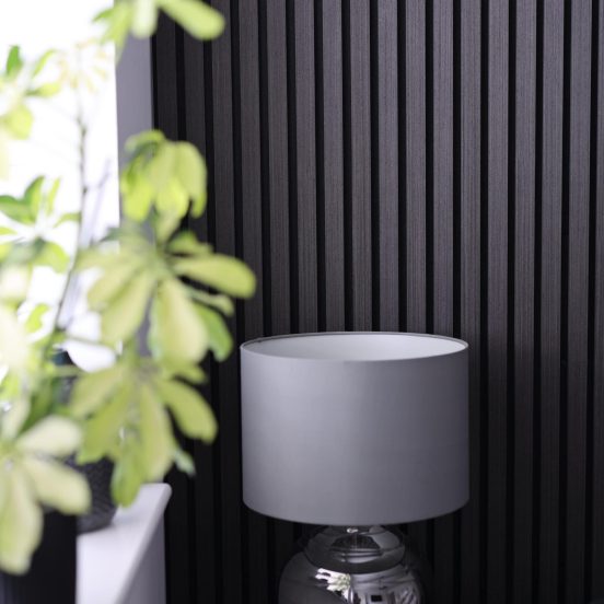 Acoustic Black Oak Slatwall Panels - Image 2