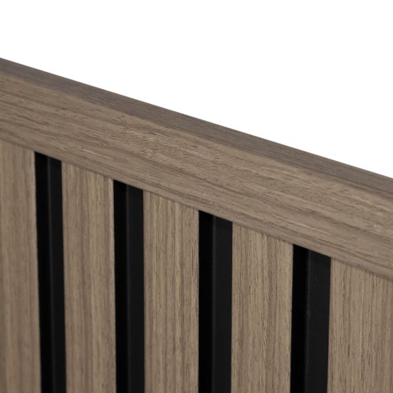 Walnut And Black Waterproof Slatwall Panels - Image 4
