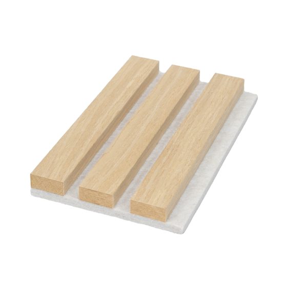 Natural Oak Acoustic Slatwall Sample - Image 2