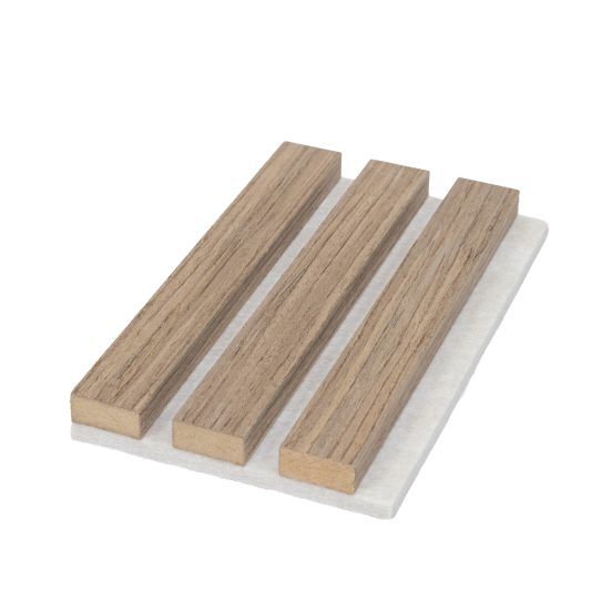 Walnut Acoustic Slatwall Sample - Image 2
