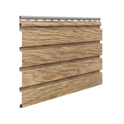Honey Oak Outdoor Slatwall Sample