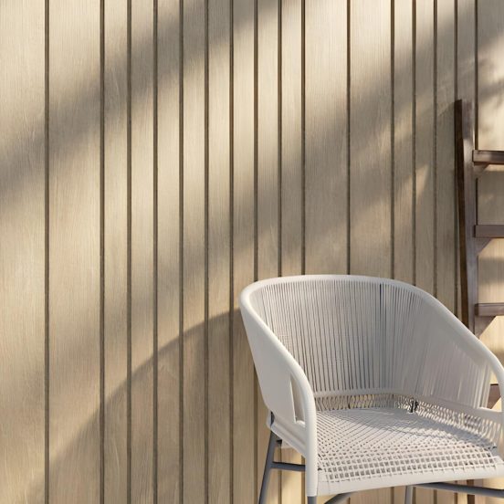 Natural Oak Outdoor Slatwall Panels - Image 3