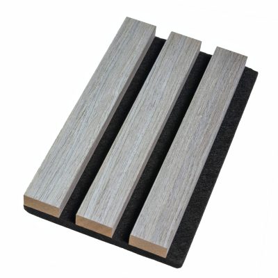 Grey Oak Acoustic Slatwall Sample